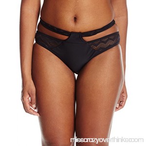 Curvy Kate Women's Hi Voltage Strappy Mini Brief Bikini Bottom Black B01MDSEHEO